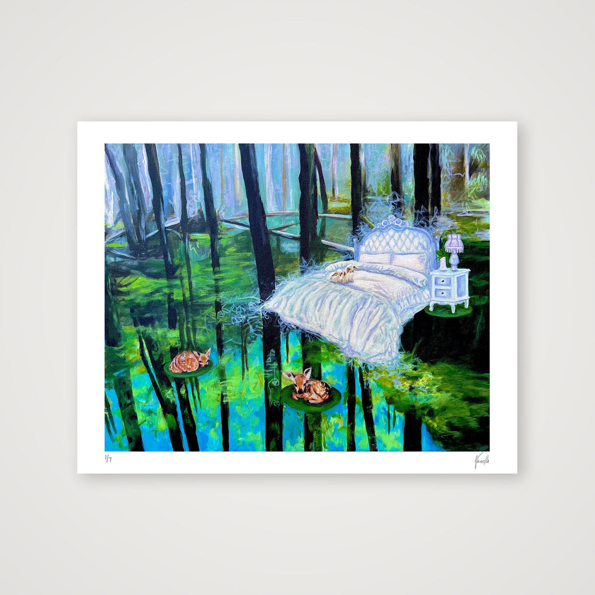 Serenity: Finding Comfort in Discomfort — 50×40cm, 20×16" Print only