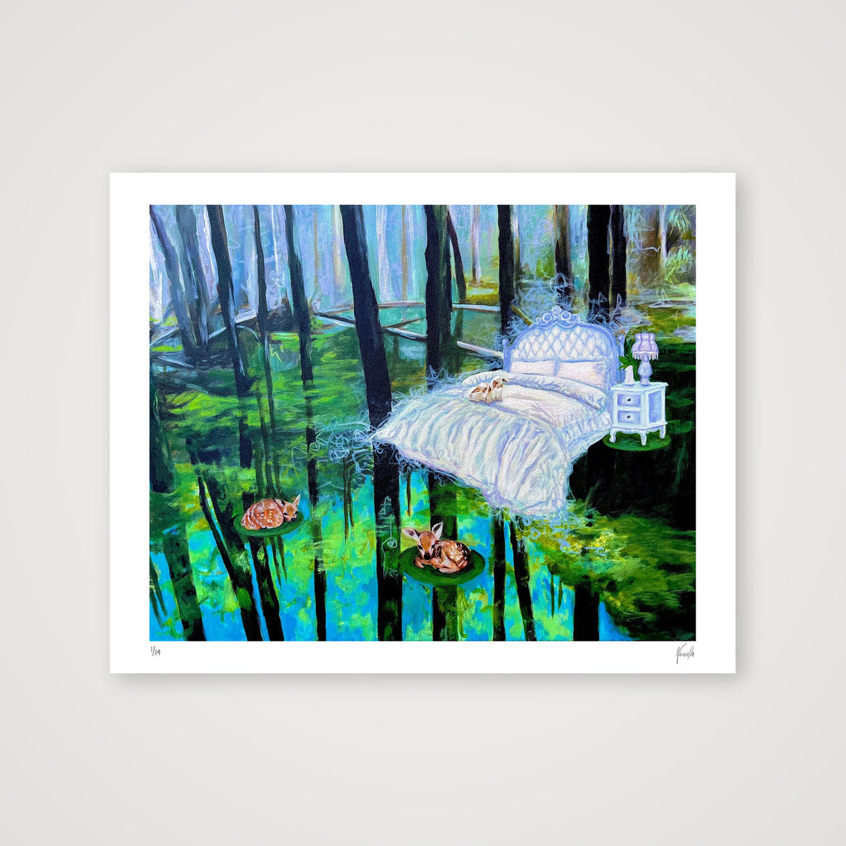 Serenity: Finding Comfort in Discomfort — 35×28cm, 14×11" Print only