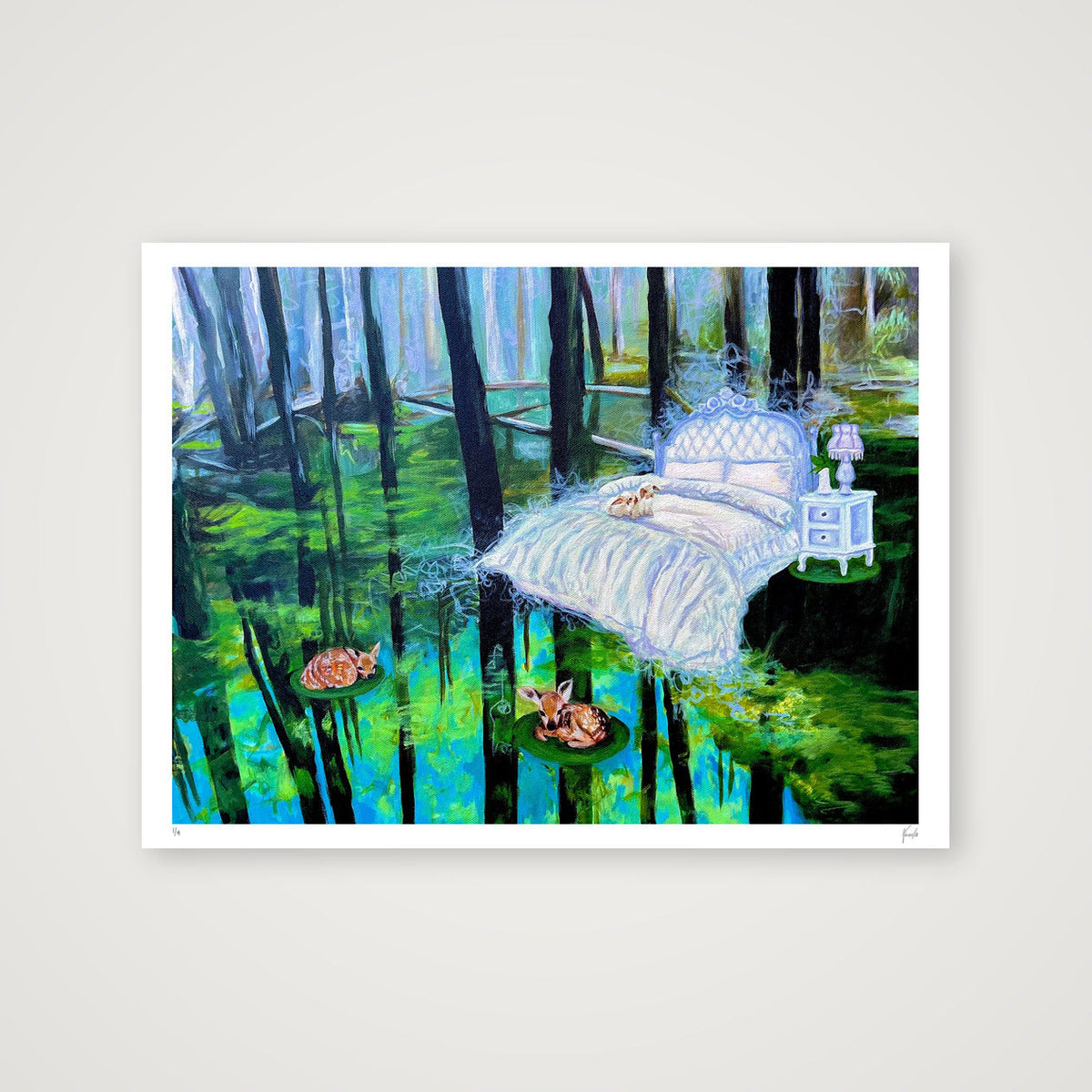 Serenity: Finding Comfort in Discomfort — 80×60cm, 31×24" Print only